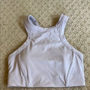 Lululemon Women's Ribbed Tank Top - Light Gray